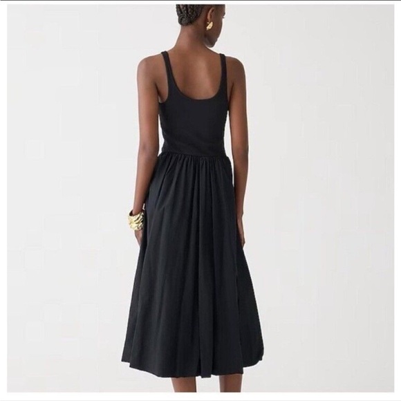 J.Crew Black Knit Mixy Bubble Hem Dress with Pockets Size XL Style BY828 NEW - Picture 3 of 14